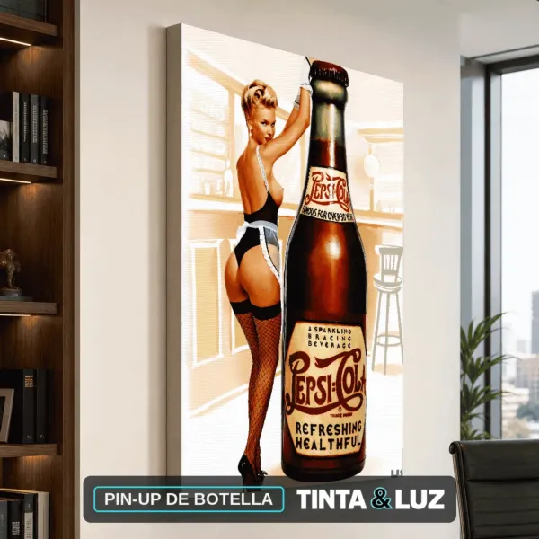 PIN-UP DE BOTELLA
