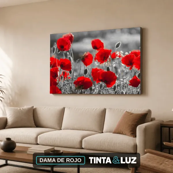 DAMA DE ROJO