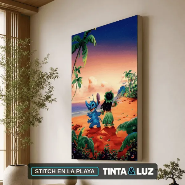 STITCH EN LA PLAYA