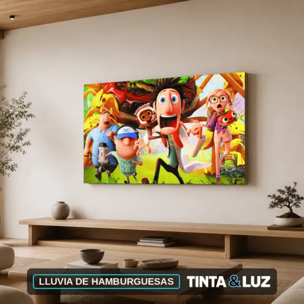 LLUVIA DE HAMBURGUESAS