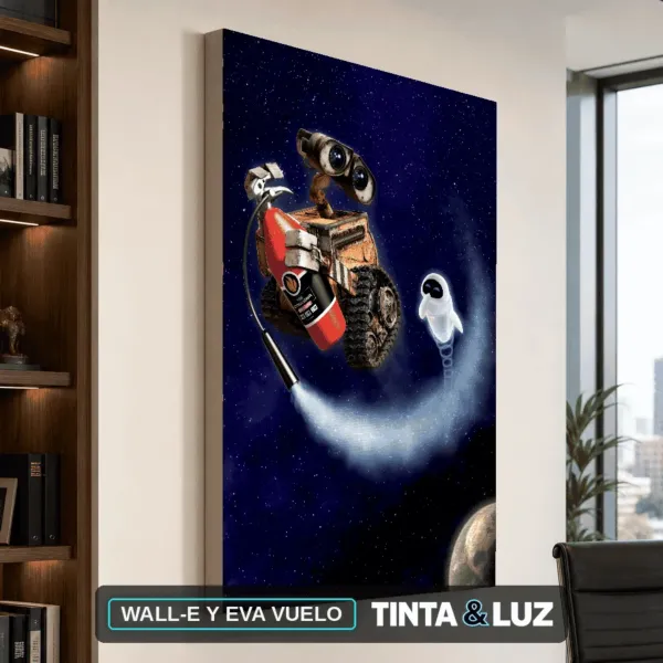 WALL-E Y EVA VUELO