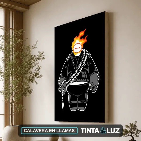 CALAVERA EN LLAMAS