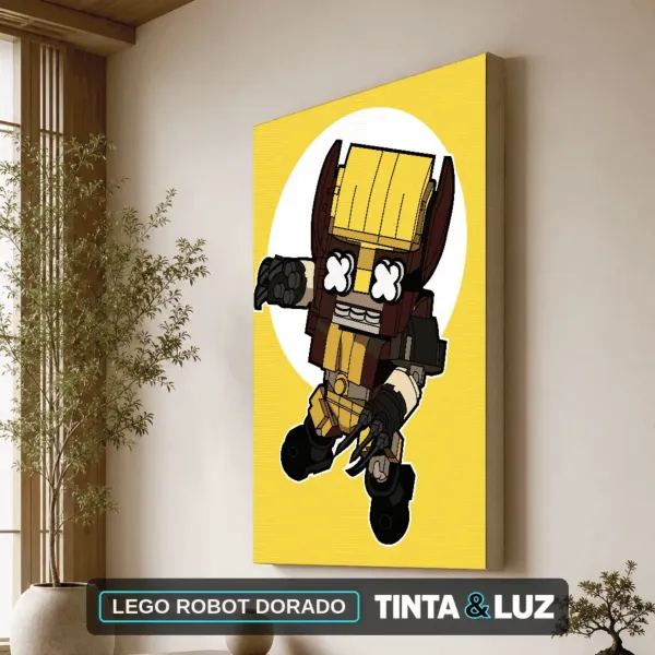 LEGO ROBOT DORADO