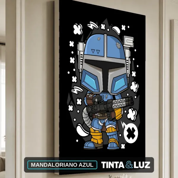 MANDALORIANO AZUL