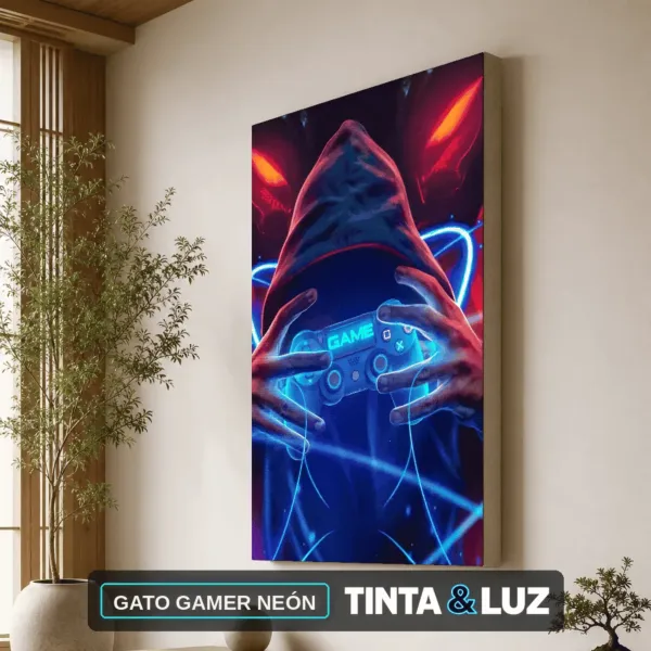 GATO GAMER NEÓN