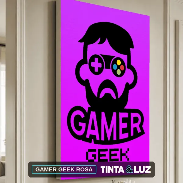 GAMER GEEK ROSA