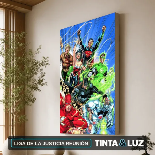 LIGA DE LA JUSTICIA REUNIÓN