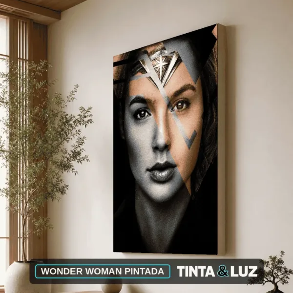 WONDER WOMAN PINTADA