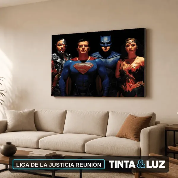 LIGA DE LA JUSTICIA REUNIÓN