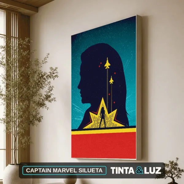 CAPTAIN MARVEL SILUETA