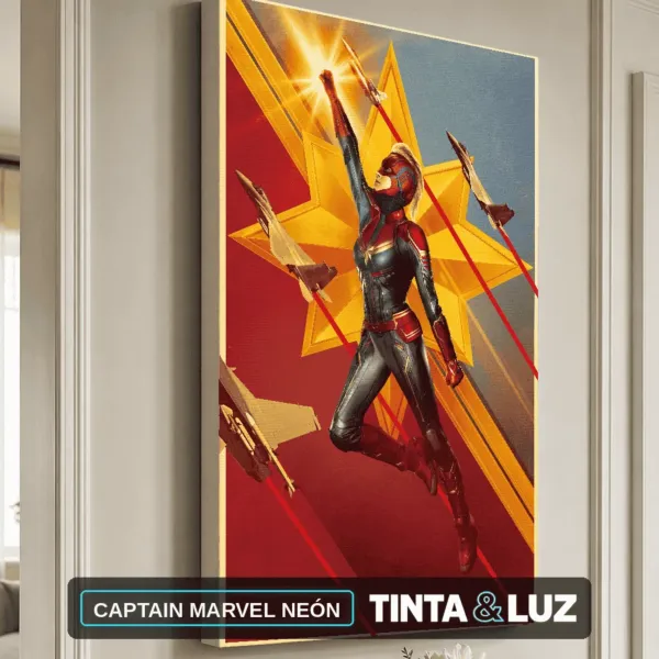 CAPTAIN MARVEL NEÓN