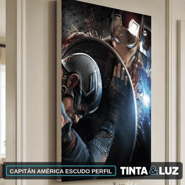 CAPITÁN AMÉRICA ESCUDO PERFIL