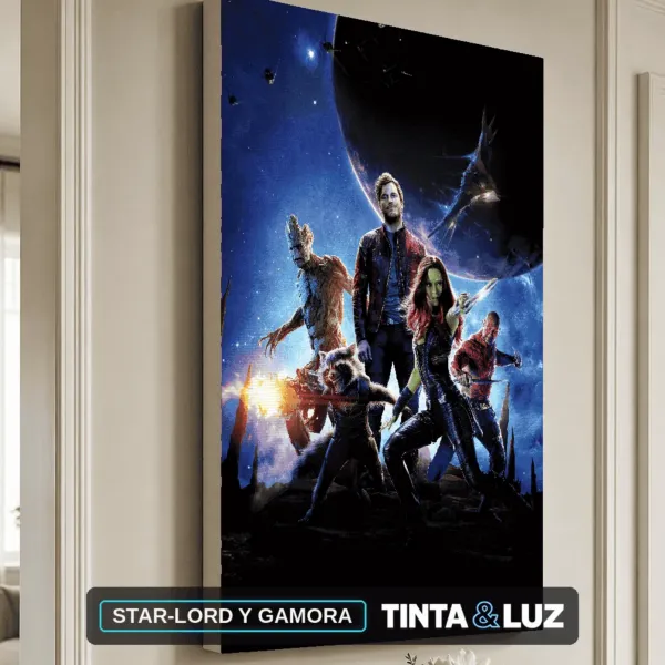 STAR-LORD Y GAMORA