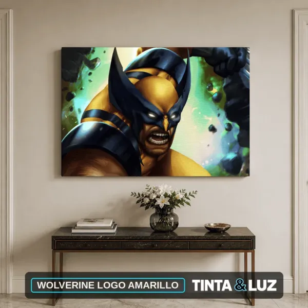 WOLVERINE LOGO AMARILLO