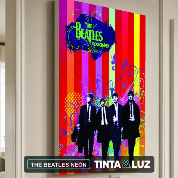 THE BEATLES NEÓN