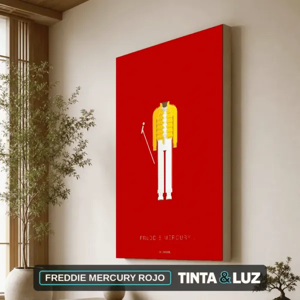 FREDDIE MERCURY ROJO