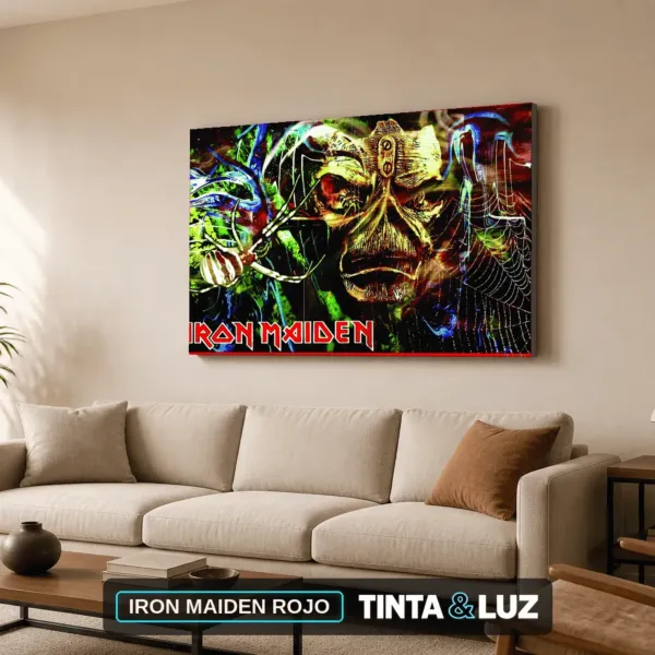 IRON MAIDEN ROJO