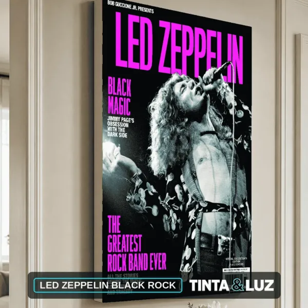 LED ZEPPELIN BLACK ROCK