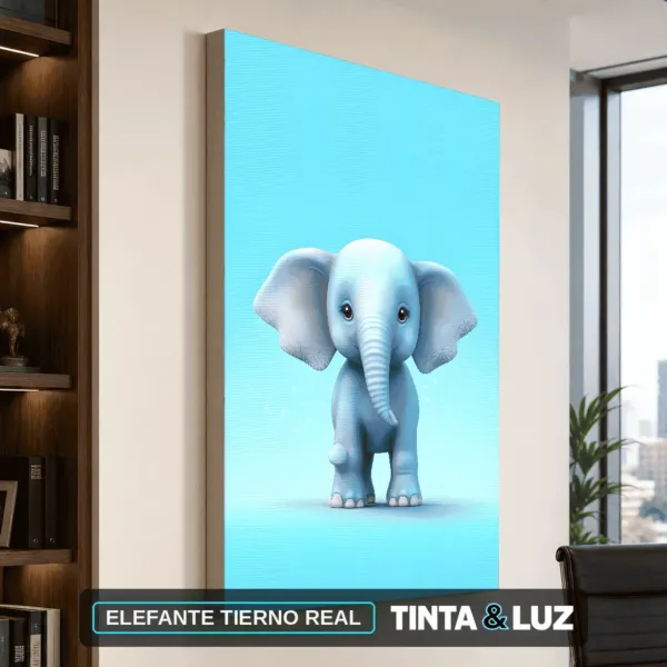 ELEFANTE TIERNO REAL