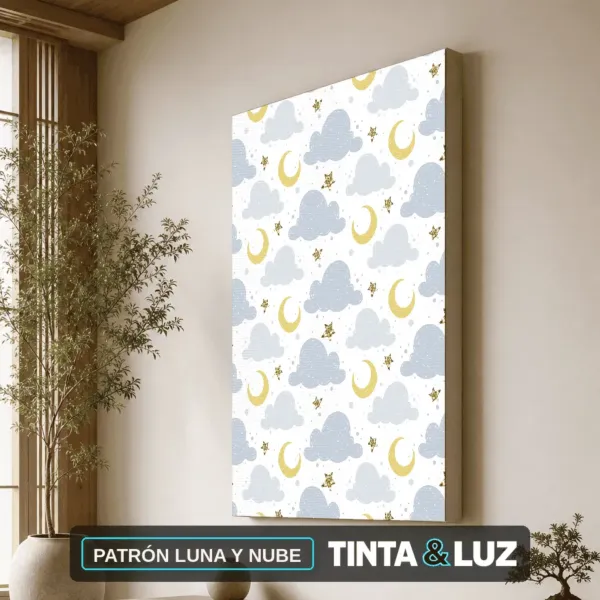 PATRÓN LUNA Y NUBE