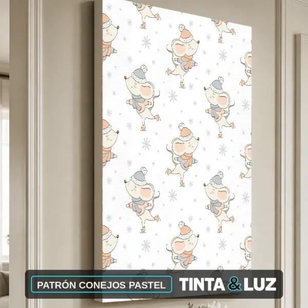 PATRÓN CONEJOS PASTEL