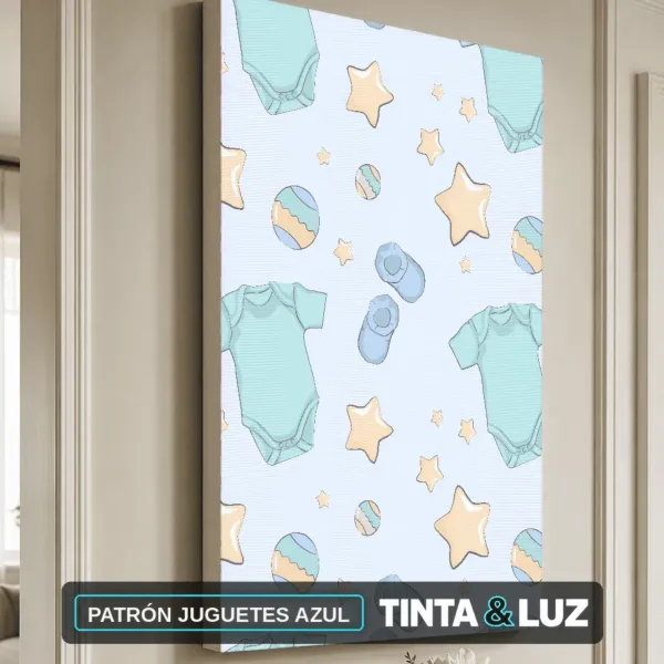 PATRÓN JUGUETES AZUL
