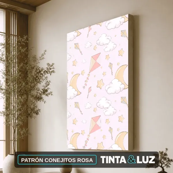PATRÓN CONEJITOS ROSA