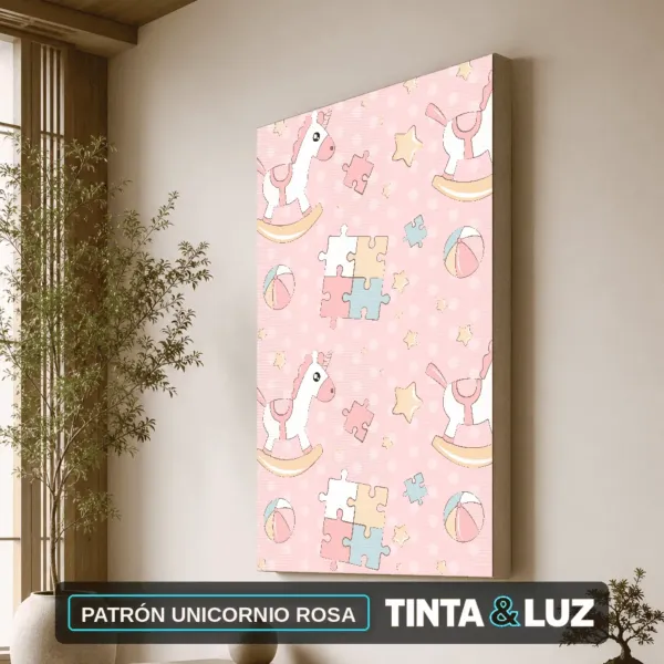 PATRÓN UNICORNIO ROSA