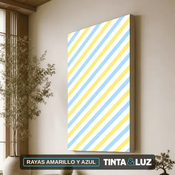 RAYAS AMARILLO Y AZUL