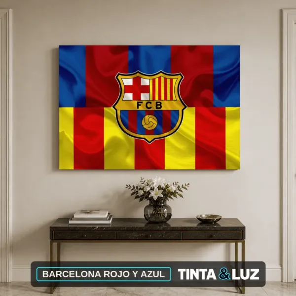 BARCELONA ROJO Y AZUL