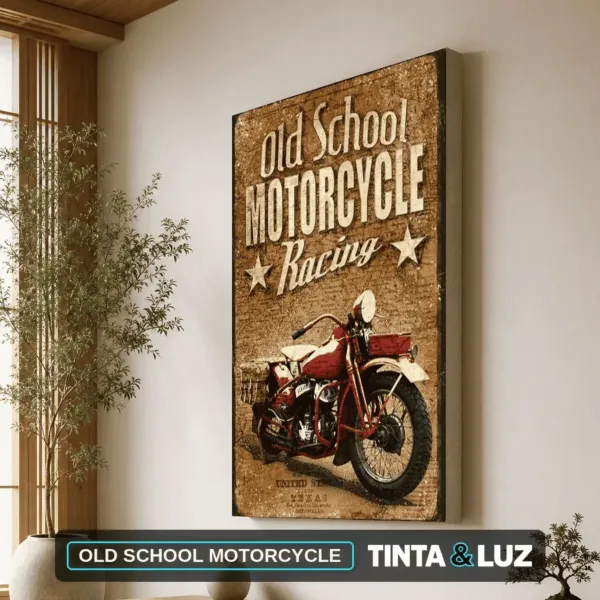 OLD SCHOOL MOTORCYCLE