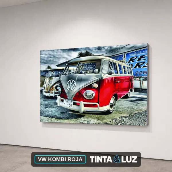VW KOMBI ROJA
