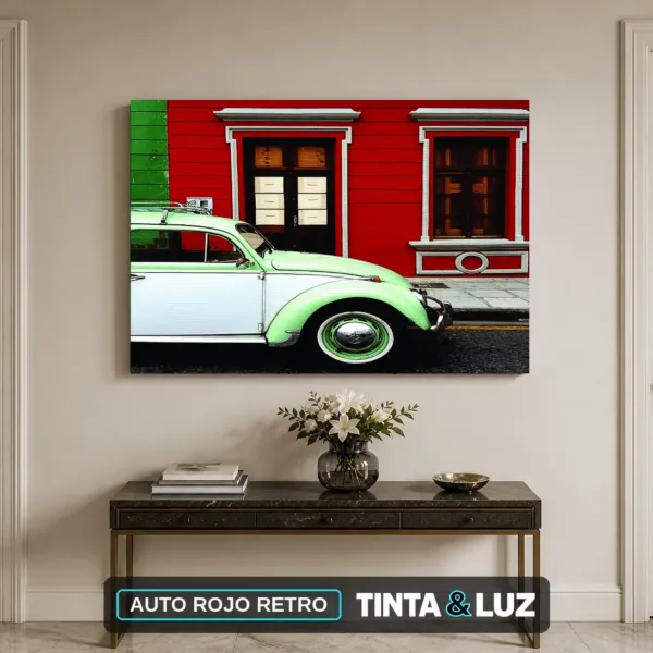 AUTO ROJO RETRO