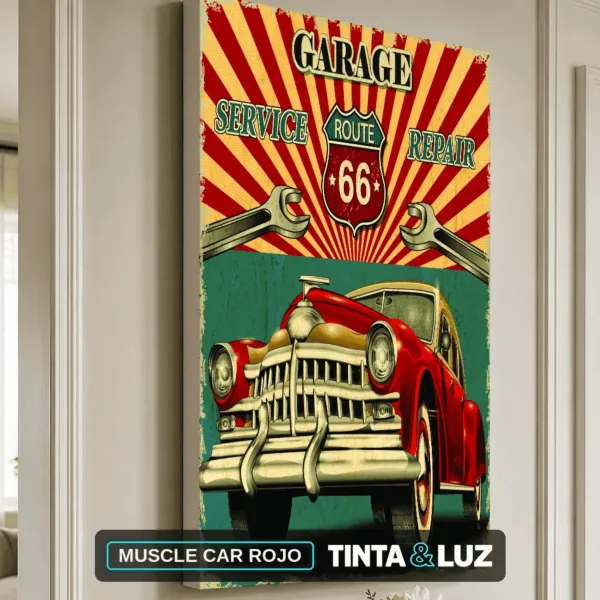 MUSCLE CAR ROJO