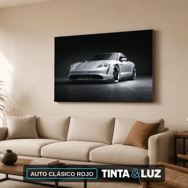 AUTO CLÁSICO ROJO