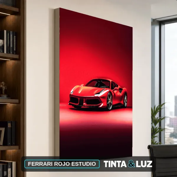 FERRARI ROJO ESTUDIO