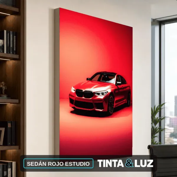SEDÁN ROJO ESTUDIO