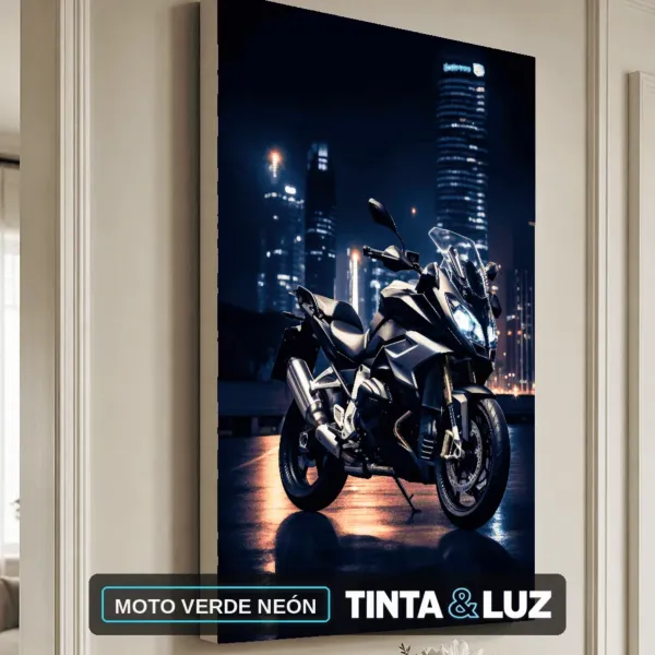 MOTO VERDE NEÓN