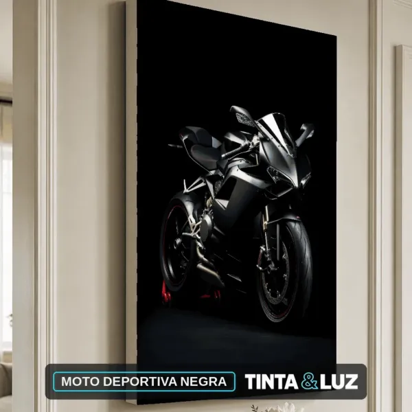 MOTO DEPORTIVA NEGRA