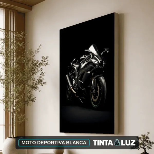 MOTO DEPORTIVA BLANCA