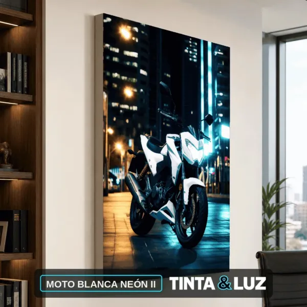 MOTO BLANCA NEÓN II
