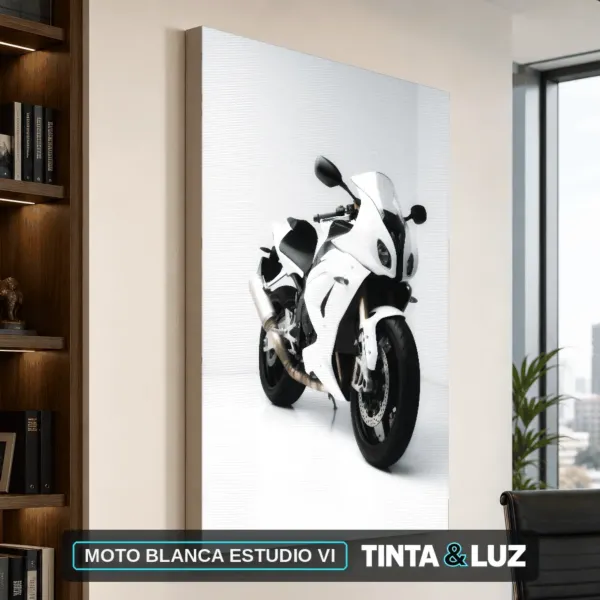 MOTO BLANCA ESTUDIO VI