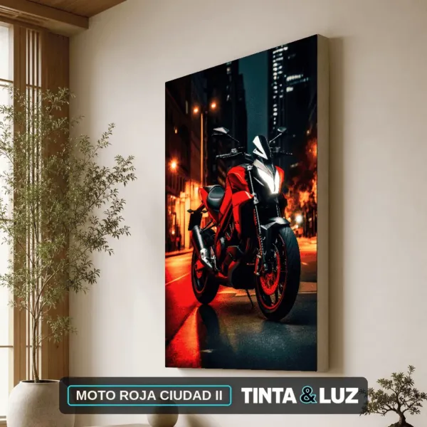 MOTO ROJA CIUDAD II