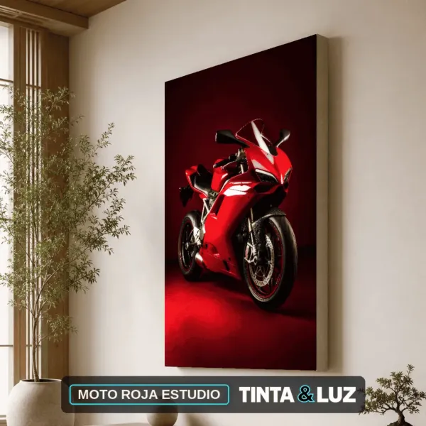 MOTO ROJA ESTUDIO