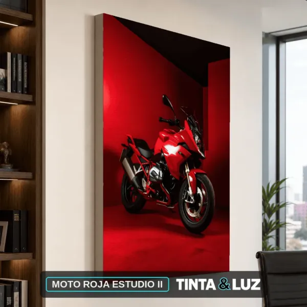 MOTO ROJA ESTUDIO II