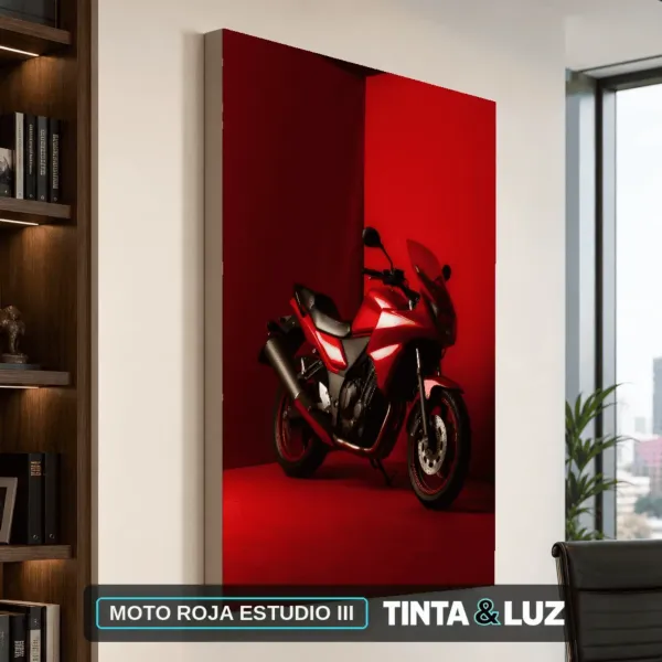MOTO ROJA ESTUDIO III