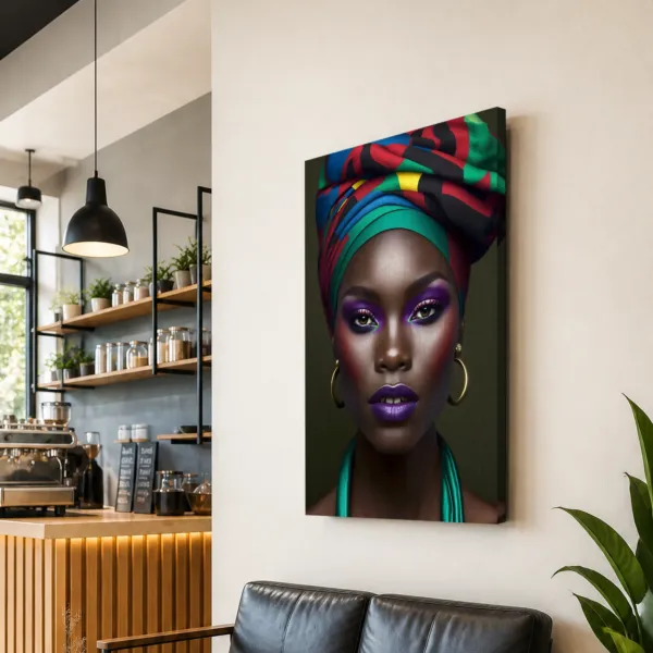 ROSTRO AFRICANO TRIBAL