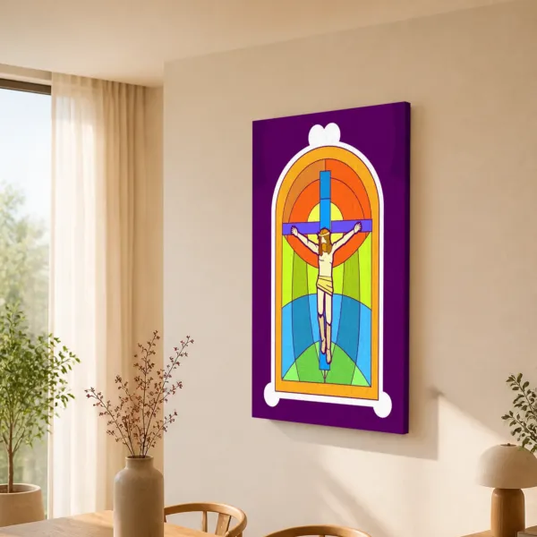 VITRAL DEL CRUCIFICADO