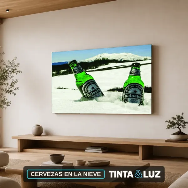 CERVEZAS EN LA NIEVE