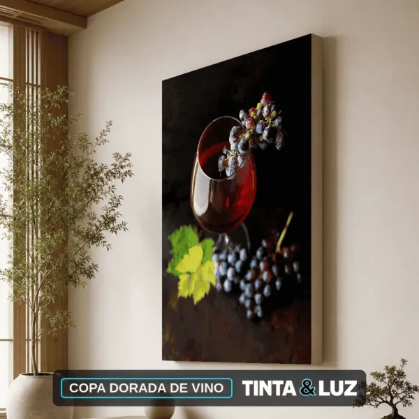COPA DORADA DE VINO